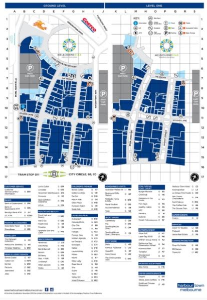 harbour town shopping centre map.